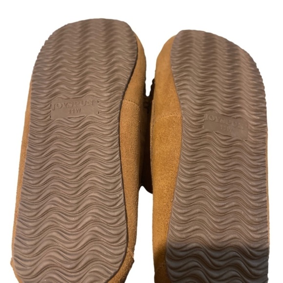 Genuine suede, memory, foam, moccasin slippers nwt - Picture 3 of 3